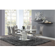 Homelegance Glissand 7pc Dining Room Set in White