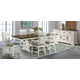 Intercon Furniture Drake 7pc Dining Room Set in White and Oak Intercon Furniture Drake 7pc Dining Room Set in White and Oak