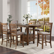 Liberty Furniture Santa Rosa II 8pc Dining Pub Set in Antique Honey