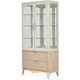 AICO Malibu Crest Display Cabinet in Chardonnay 9007209-822 PROMO