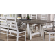 ECI Furniture La Sierra Trestle Dining Table in Gray & White 1164-22-TRT/TRB ECI Furniture La Sierra Trestle Dining Table in Gray & White 1164-22-TRT/TRB