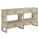 American Drew Vista Biscane Hall Console in White Oak 803-925 American Drew Vista Biscane Hall Console in White Oak 803-925