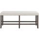 Jofran Willow Creek Counter Height Bench in Cream/Rich Distressed 2021-BS56KD