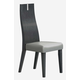 Whiteline Modern Living Los Angeles Dining Chair in Gray DC1619 (Set of 2) CLOSEOUT