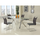 Chintaly Ella/Nadine 7 Piece Dining Room Set in Gray