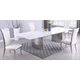 Chintaly Glenda 7 Piece Dining Room Set in White