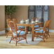 South Sea Indoor Antigua 7pc Rectangular Dining Room Set in Walnut CODE:UNIV10 for 10% Off
