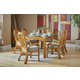 South Sea Indoor New Twist 7pcs Rectangular Dining Room Set in Antique CODE:UNIV10 for 10% Off