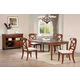 Sunset Trading Andrews 5pcs Dining Room Set in Chestnut