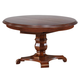 Sunset Trading Andrews Round Butterfly Leaf Dining Table in Chestnut