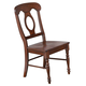 Sunset Trading Andrews Napoleon Dining Chair (Set of 2) in Chestnut DLU-ADW-C50-CT-A-RTA