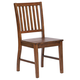 Sunset Trading Amish Brook Slat Back Dining Chairs (Set of 2) in Brown DLU-BR-C60-AM-RTA