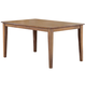Sunset Trading Amish Brook Dining Table in Brown DLU-BR-TL-3660-AM