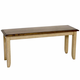 Sunset Trading Brook 42? Dining Bench in Pecan and Wheat DLU-BR-BENCH-PW-RTA
