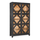 Hooker Furniture Big Sky Display Cabinet in Charred Timber 6700-75906-98