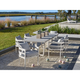 Universal Furniture Coastal Living Outdoor South Beach 7-pc Dining Set in Chalk CODE:UNIV10 for 10% Off