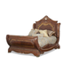AICO Cortina Cal King Sleigh Bed in Honey Walnut AICO Cortina Cal King Sleigh Bed in Honey Walnut