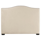 Bernhardt Interiors Graham Camelback King Headboard w/Bed Frame in Espresso Bernhardt Interiors Graham Camelback King Headboard w/Bed Frame in Espresso