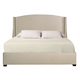 Bernhardt Interiors Cooper Wing California King Bed with Taller Headboard in Espresso
