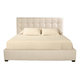 Bernhardt Interiors Avery Button-Tufted Queen Bed with Taller Headboard in Espresso