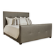 Bernhardt Interiors Derrick Tufted Queen Bed w/ High Footboard in Espresso Bernhardt Interiors Derrick Tufted Queen Bed w/ High Footboard in Espresso