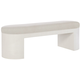 Bernhardt Axiom Upholstered Bench in Linear White 381-508   PROMO