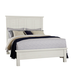 Vaughan-Bassett Maple Road Queen Mansion Bed with Low Profile Footboard in Soft White CODE:UNIV31 for 31% Off