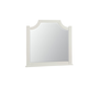 Vaughan-Bassett Maple Road Scalloped Mirror in Soft White/Natural Top 116-447