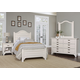 Vaughan-Bassett Bungalow 2pc Youth Arch Bedroom Set in Lattice