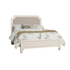 Vaughan-Bassett Bungalow King Upholstered Bed in Lattice