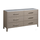 Universal Furniture Modern Soren Dresser in Onyx in Pumice 964040 CODE:UNIV10 for 10% Off