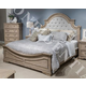 Liberty Furniture Magnolia Manor II King Upholstered Panel Bed in Weathered Bisque 244N-BR-KUB