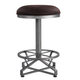 ACME Evangeline Counter Height Stool (Set of 2) in Salvaged Brown & Black 73902 EST SHIP TIME APPX 4 WEEKS