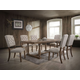 ACME Bernard 7pc Dining Room Set in Weathered Oak EST SHIP TIME APPX 4 WEEKS