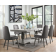 ACME Waylon 7pc Dining Room Set w/ Double Pedestal in Gray Oak EST SHIP TIME APPX 4 WEEKS ACME Waylon 7pc Dining Room Set w/ Double Pedestal in Gray Oak EST SHIP TIME APPX 4 WEEKS