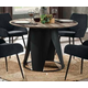 ACME Zudora Round Dining Table in Black DN01948 EST SHIP TIME APPX 4 WEEKS
