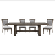 Homelegance Sarasota 5pc Dining Room Set in Driftwood Brown