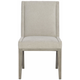 Bernhardt Linea Upholstered Side Chair (Set of 2) in Cerused Greige 384X47G