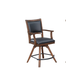 ECI Furniture Guinness Spectator Swivel Counter Stool in Distressed Walnut (Set of 2)0807-35-SCS