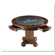 ECI Furniture Guinness Round Counter Height Game Table Complete in Distressed Walnut 0807-35-RCGT-RCGB