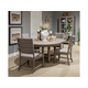 Magnussen Furniture Claremont 5-Piece Round Dining Table Set in Smokey Taupe