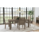 Anacortes DT 5-Piece Casual Dining Room Set in Dark Taupe Anacortes DT 5-Piece Casual Dining Room Set in Dark Taupe