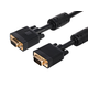 Monoprice 10ft SVGA Super VGA M/F Monitor Cable with Ferrite Cores
