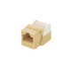 Monoprice Cat5E RJ45 Toolless Keystone Jack for 22-24AWG Solid Wire, Beige Monoprice Cat5E RJ45 Toolless Keystone Jack for 22-24AWG Solid Wire, Beige