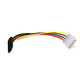 Monoprice 6in SATA 15-pin Female to Molex 4-pin Male Power Adapter