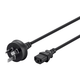 Monoprice Power Cord - AS 3112 (Australia) to IEC 60320 C13, 18AWG, 10A, 250V, Black, 6ft Monoprice Power Cord - AS 3112 (Australia) to IEC 60320 C13, 18AWG, 10A, 250V, Black, 6ft