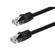 Monoprice Cat6 Ethernet Patch Cable - Snagless RJ45, Stranded, 550MHz, UTP, Pure Bare Copper Wire, 24AWG, 25ft, Black