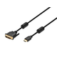 Monoprice High Speed HDMI Cable to DVI Adapter Cable 3ft - with Ferrite Cores Black Monoprice High Speed HDMI Cable to DVI Adapter Cable 3ft - with Ferrite Cores Black