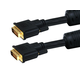 Monoprice 35ft 24AWG CL2 Dual Link DVI-D Cable - Black