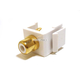 Monoprice Keystone Jack - RCA (White), Solder Type Monoprice Keystone Jack - RCA (White), Solder Type
